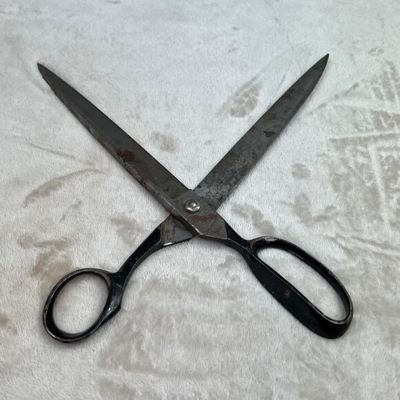 Vintage Wiss Long Scissors Inlaid Steelforged Shears No 82 - Picture 5 of 7